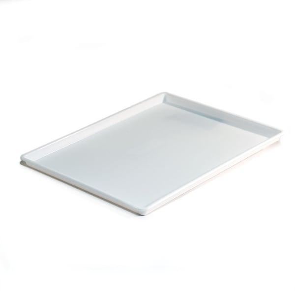 Hapco-Elmar Essential 10.5x12.5" Rect. Tray W/ Square Corners, White, PK 36 R3010WHT - main